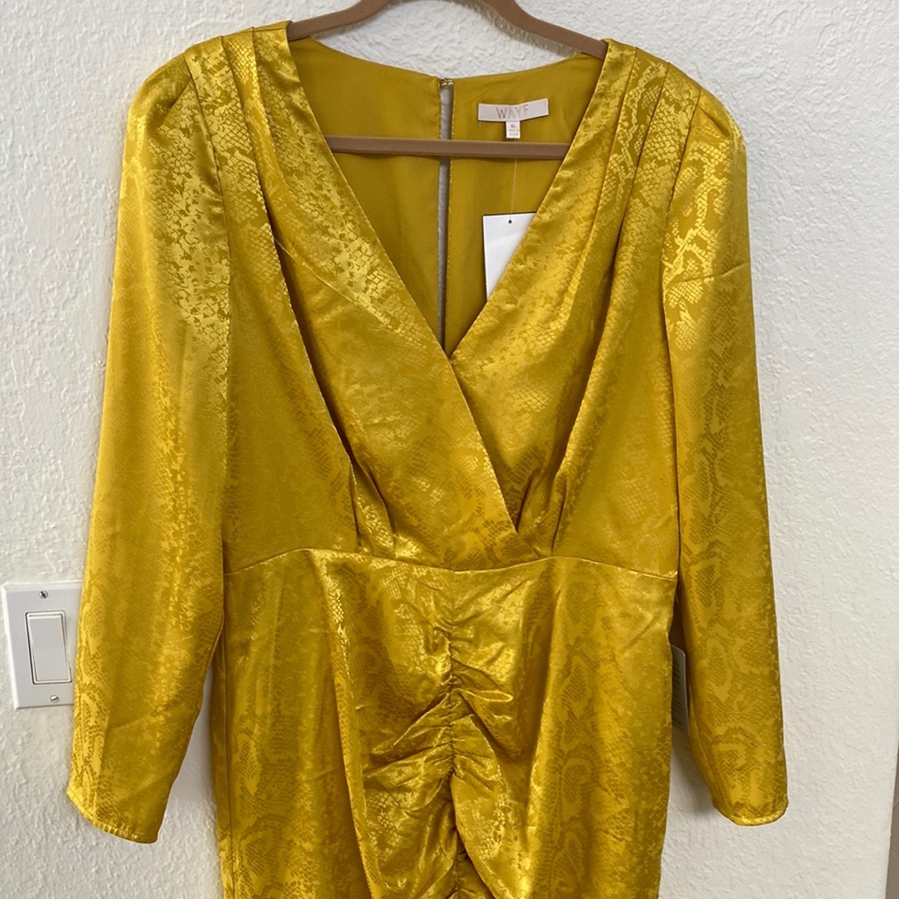 WAYF Yellow Dress. Size XL.